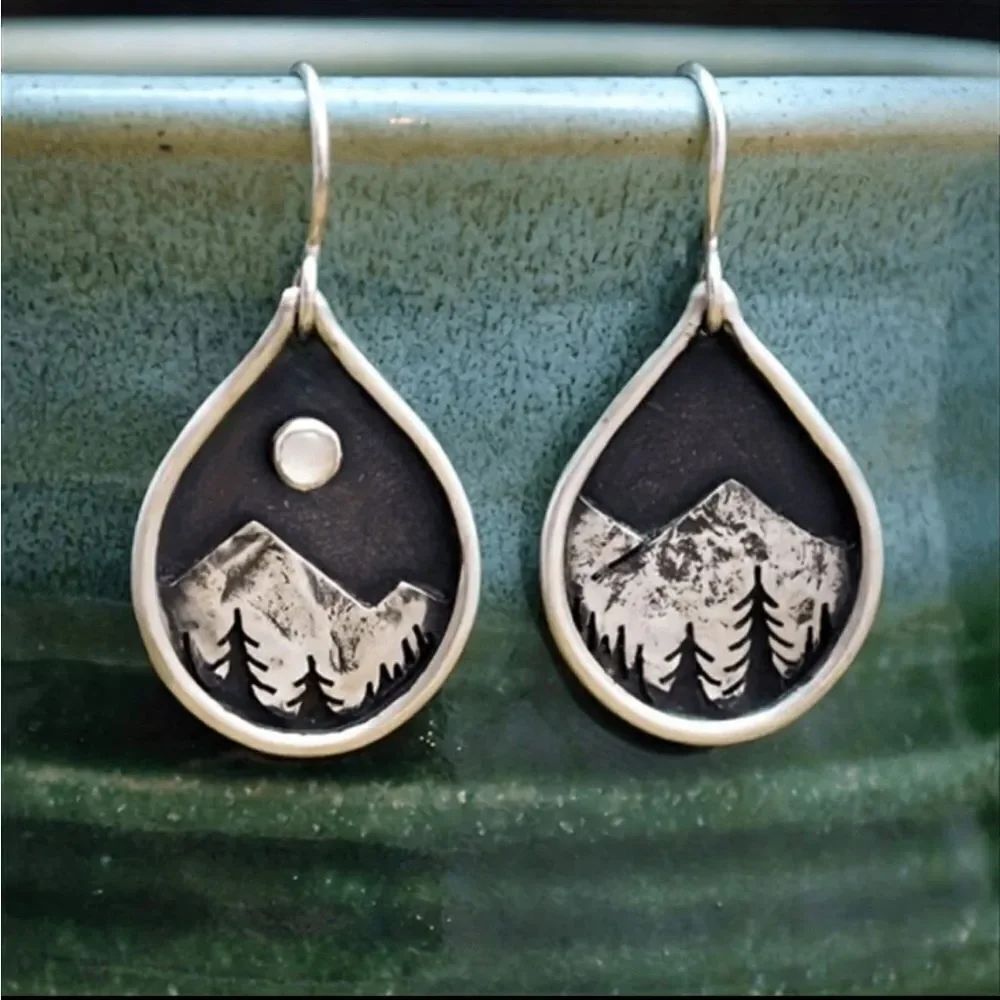 Boho Mountain Earrings #2002
